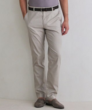 GOTAIRIKU チノ以上スラックス未満のドレス感【接触冷感/吸水速乾/ストレッチ】クールモーション コットンパンツ ベージュ系