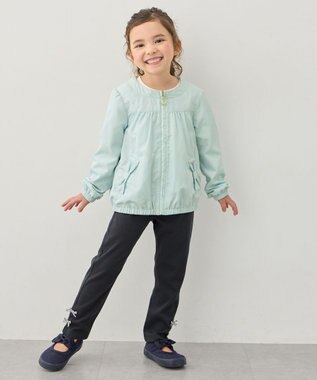 ANY KIDS 【フード取り外し/洗濯機可能】撥水加工リバーシブルゾン ミント