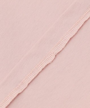 ANY 【接触冷感】シルケットスムース ツイストスリーブトップス ピンク