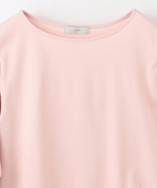 ANY 【接触冷感】シルケットスムース ツイストスリーブトップス ピンク