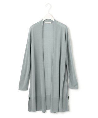 ICB 【洗える・WEB限定カラーあり】 PINION ロングカーディガン ジェイドグレー系