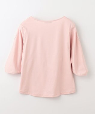 ANY 【接触冷感】シルケットスムース ツイストスリーブトップス ピンク