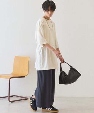 AMERICAN HOLIC 【イージーケア】ベイカータイトスカート Stripe Navy