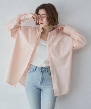 WEGO 【26年春新色登場★】USPOLOBIGシャツ ライトピンク