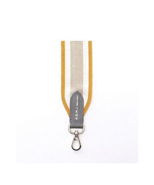A.D.M.J. 【別売り】イタリアンテープショルダーストラップ(レギュラー/107cm) CHAMPAGNE/OYSTER GRAY