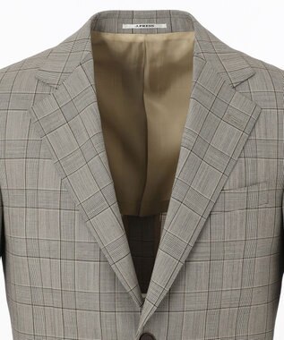 J.PRESS MEN 【ESSENTIAL  CLOTHING】グレナカートチェック スーツ ベージュ系3