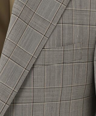 J.PRESS MEN 【ESSENTIAL  CLOTHING】グレナカートチェック スーツ ベージュ系3