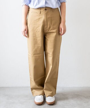 caqu M45 old chino ややゆったりテーパードチノ khaki