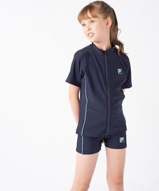OP／FILA 【FILA】ラッシュセパスクール水着 ネイビー×サックス