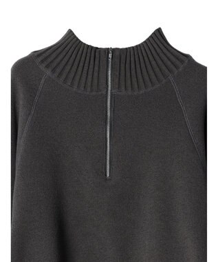 Green Parks ＫＢＦ２ｗａｙクロップドスウェットライクプルオーバー Charcoal Gray