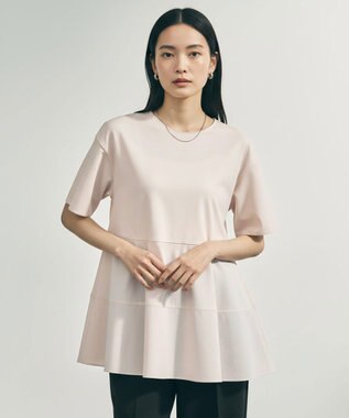 【VERY掲載】BEAUTY FORM-T コンビティアード Ｔシャツ