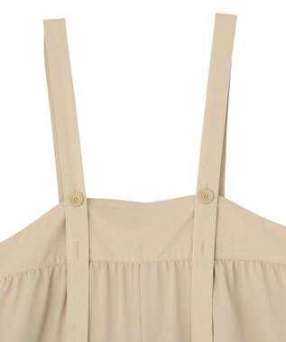 Green Parks スカーチョサロペット Beige