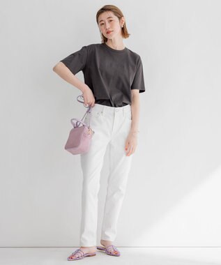 23区 【洗える】La dune ロゴTシャツ グレー系