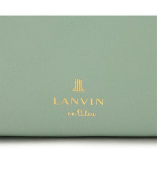 LANVIN en Bleu ペアル 二つ折Lファスナー財布 グリーン