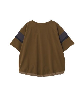 AMERICAN HOLIC 異素材ラインプルオーバー Brown