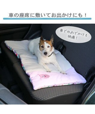 PET PARADISE ディズニー ミニーマウス 花柄 クール ロールマット (90×45cm) -