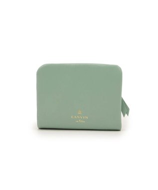 LANVIN en Bleu ペアル 二つ折Lファスナー財布 グリーン