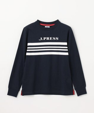 J.PRESS KIDS 【140-170cm】BORDER×COMBI カットソー ネイビー系