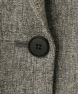 23区 【洗える】ウールライクカルゼ テーラード ジャケット グレー系