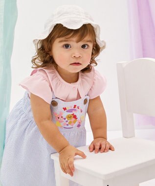 MIKI HOUSE HOT BISCUITS 【40-52cm】 チューリップハット(帽子) 白