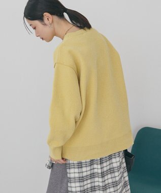 AMERICAN HOLIC 【選べる丈】モールニットプルオーバー Mustard