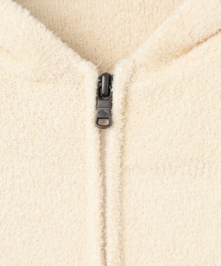 JOSEPH ABBOUD MOUNTAIN 【SPACE／UNISEX】ベアフリースカモフラージュ パーカー アイボリー系