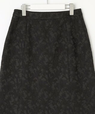 J.PRESS LADIES CARETTAジャカード スカート ネイビー系