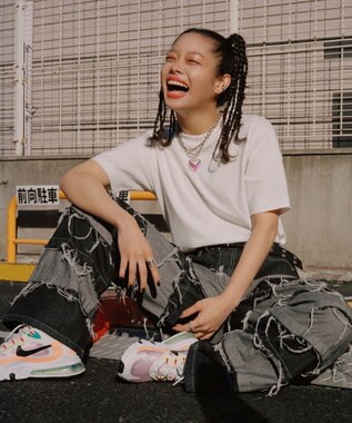 WEGO 【ユニセックス着用ITEM/綿100%/XSSMLサイズ展開】リラックスフィットコットンT ホワイト