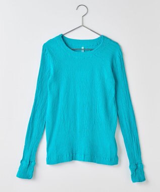 crêprie tsumori chisato creperie LONG SLEEVES T-SHIRT クレプリ 長袖Tシャツ TURQUOISE BLUE