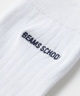 BEAMS SCHOOL 28cm丈スクールソックス ホワイト