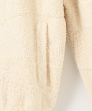 JOSEPH ABBOUD MOUNTAIN 【SPACE／UNISEX】ベアフリースカモフラージュ パーカー アイボリー系