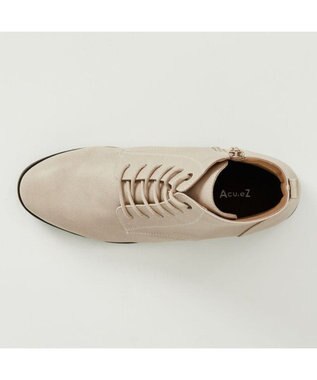 AcureZ 生活防水タイプ 内側にファスナーを配置し脱ぎ履きラクチン アイボリー