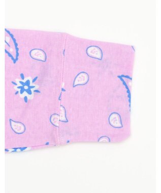 tsumori chisato SLEEP パジャマ　長袖　長ズボン　ルームウエア　綿100%　バンダナ風柄　/ワコール　UDX544 ピンク