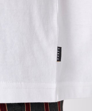 OP／FILA 【RUSTY】ニコちゃん×刺しゅう半袖Tシャツ ホワイト×ネイビー