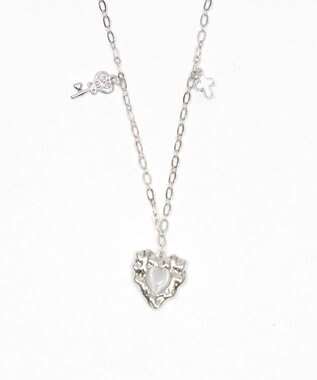 WEGO Lストーンハートジャラモチーフネックレス 柄1