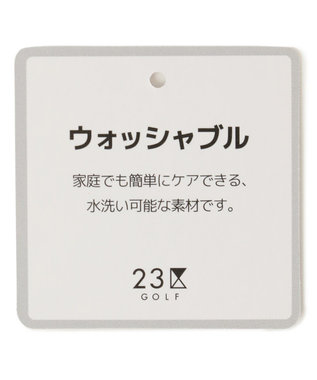 23区GOLF 【WOMEN】【リバーシブル】ノルディック柄　リバーシブル ブルゾン アイボリー系