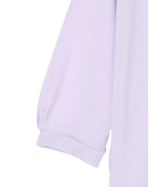 Green Parks バー付き７分袖ブラウソー Purple