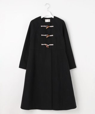 Feroux ダッフルデザインAライン コート ブラック系