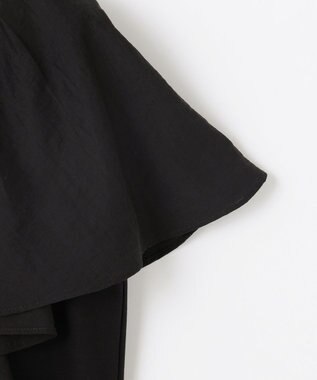 組曲 コットンポンチケープライク ブラウス ブラック系