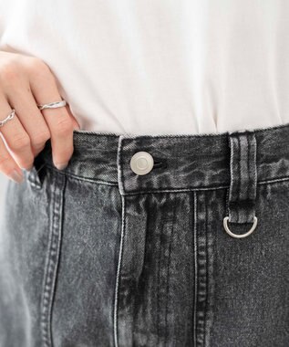 WEGO デニムベイカーステッチパンツ ブラックその他