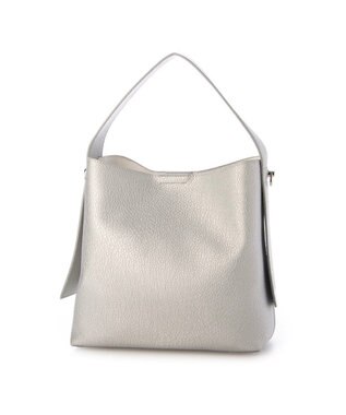 UNBILLION カシュカシュ cachecache / ポーチショルダー付き2wayホーボーバッグ シルバー