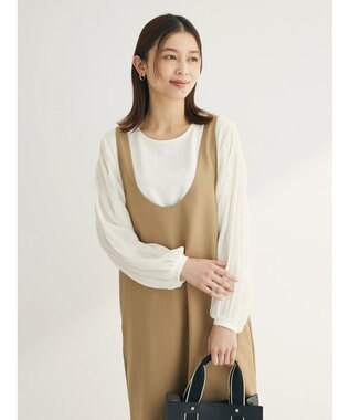 Green Parks マジョリカスリーブカットプルオーバー Off White