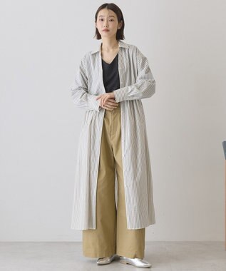 AMERICAN HOLIC 【イージーケア】ギャザーシャツワンピース