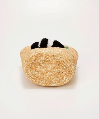 TOPKAPI 【TREASURE TOPKAPI】 アニマル カゴバッグ【ハシビロコウ/ パンダ/ カバ】 グリーン