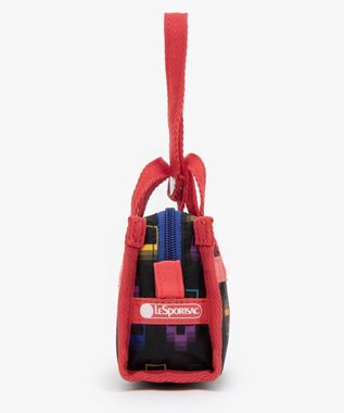 LeSportsac MICRO WEEKENDER CHARM/テトリスフォーリングブロックス/ピンク テトリスフォーリングブロックス/ピンク