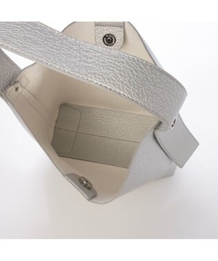 UNBILLION カシュカシュ cachecache / ポーチショルダー付き2wayホーボーバッグ シルバー