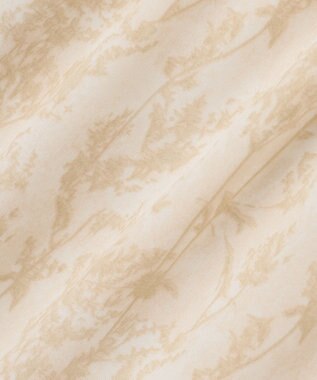 Feroux 【洗える】フラワープリントドロスト ワンピース ライトイエロー系3