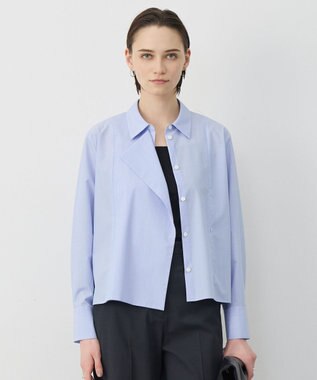 ICB 【先行予約】クリーンブロード ライダース風 クロップドシャツ