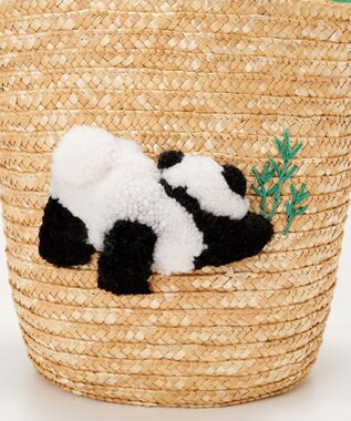 TOPKAPI 【TREASURE TOPKAPI】 アニマル カゴバッグ【ハシビロコウ/ パンダ/ カバ】 グリーン