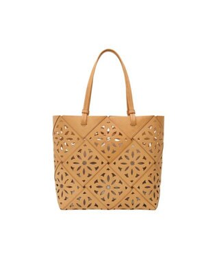 genten サスカットバスケット手提げバッグ＜LL＞ ヌメベージュ